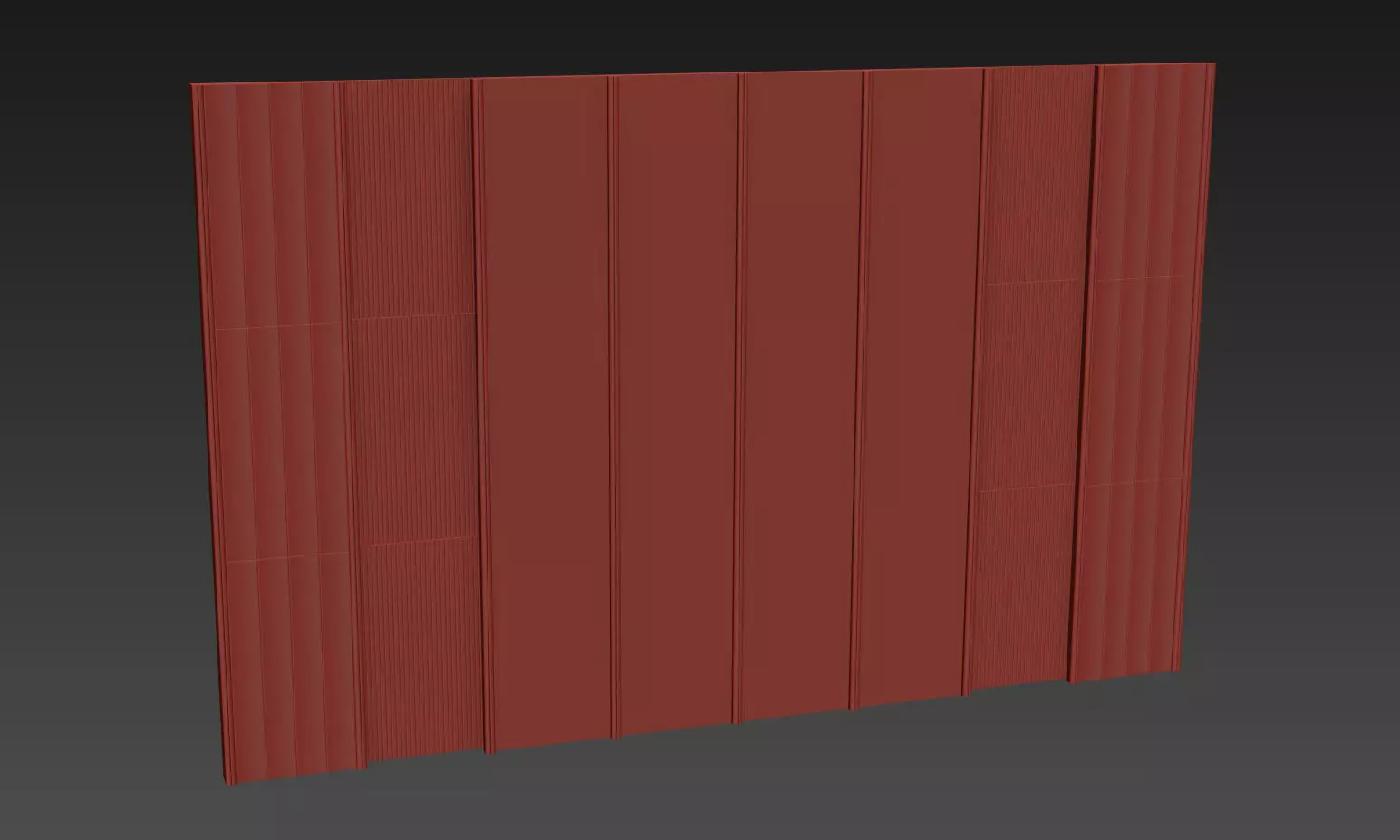 Decorative V63 Wall Panels 3D model_5