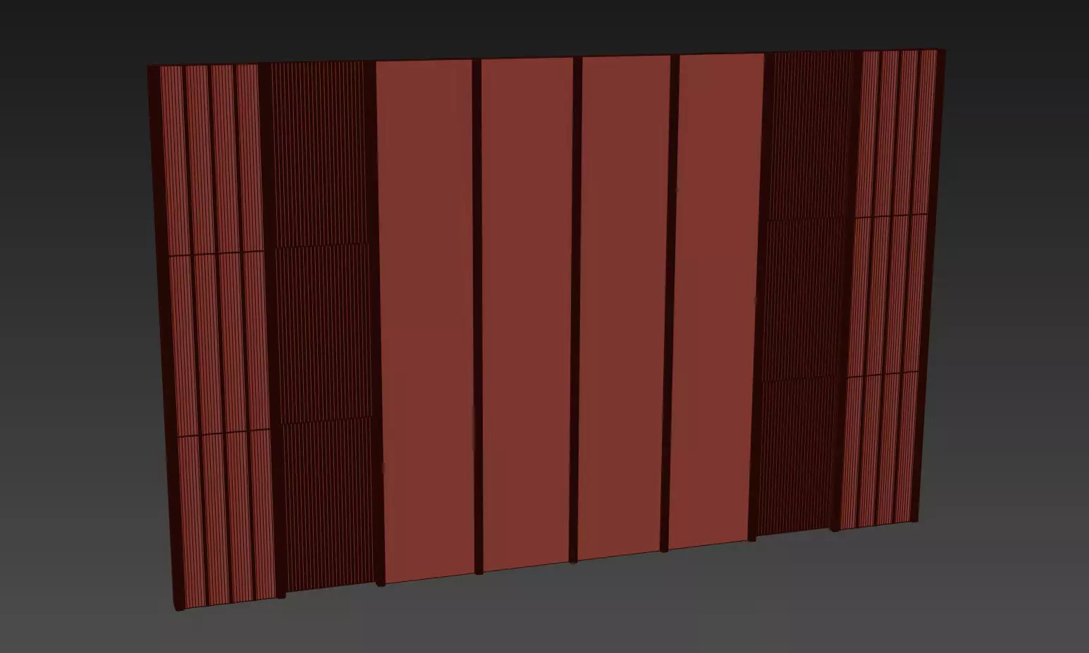 Decorative V63 Wall Panels 3D model_6