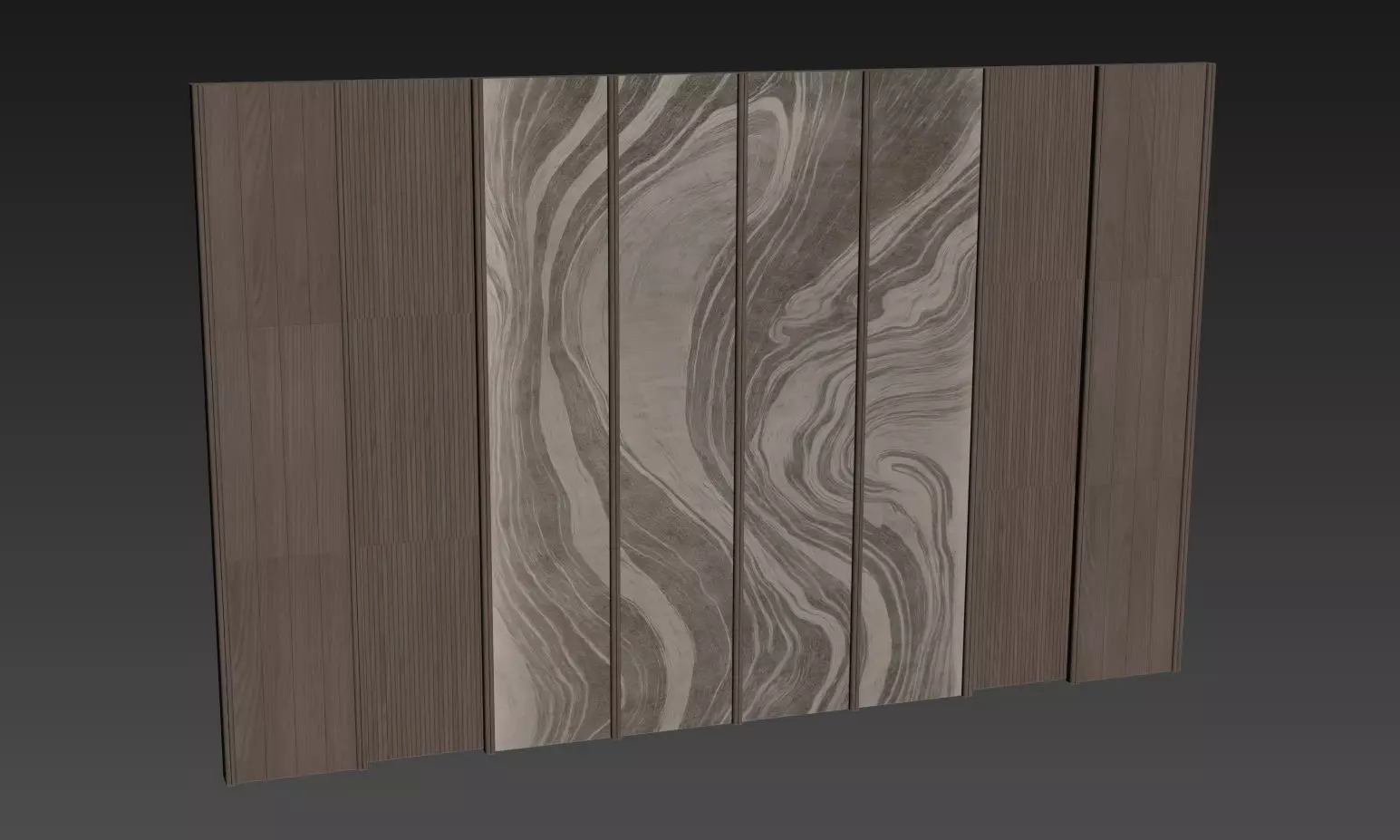 Decorative V63 Wall Panels 3D model_4