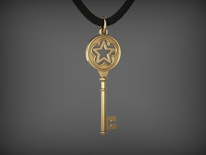 Pendant Key 13 STL 3D print model