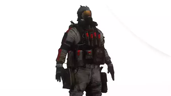 Special Forces Operator  Elite Military 3D Model