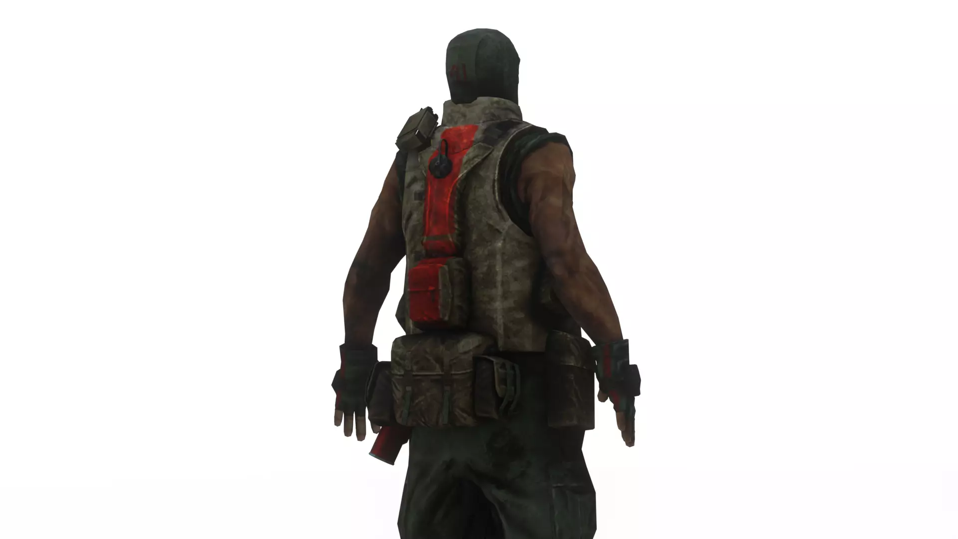 Modern US Soldier Realistic Military 3D Model Low-poly 3D model_4