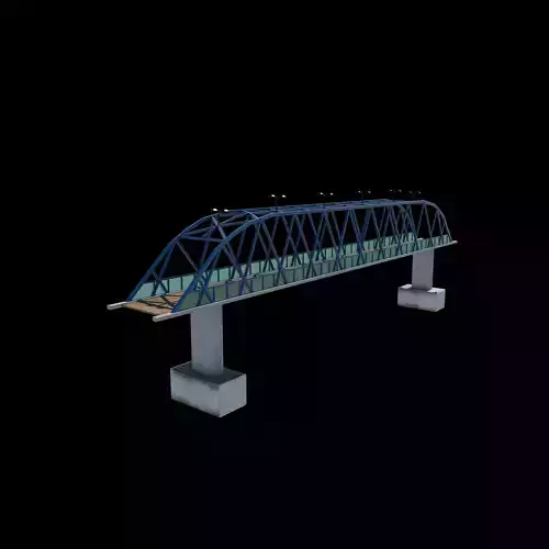 Bridge construction 3D model