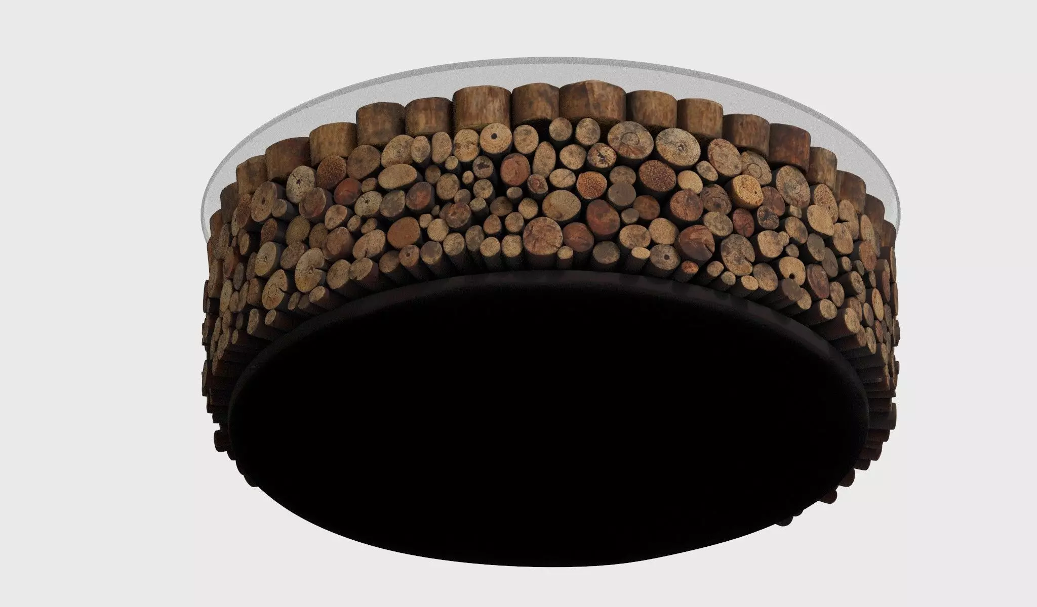 Modern Coffee Table Low-poly 3D model_5