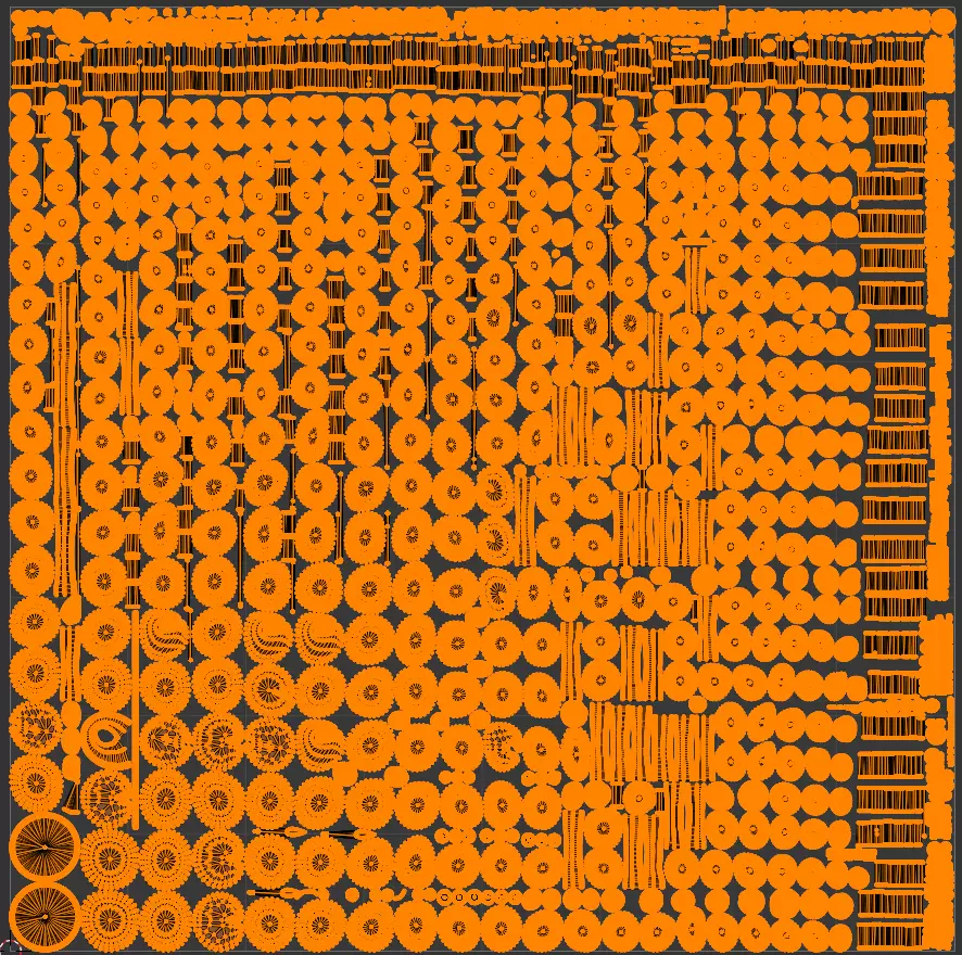 Modern Coffee Table Low-poly 3D model_8
