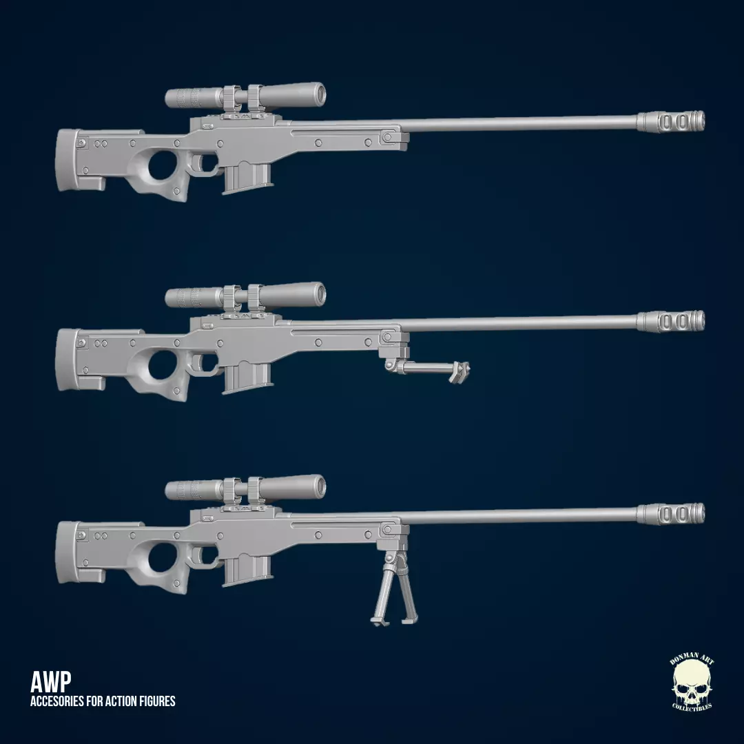 AWP Collection STL for action figures 3D print model_23