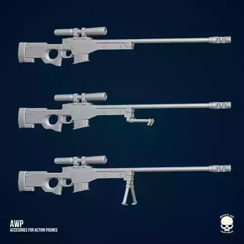 AWP Collection STL for action figures 3D print model