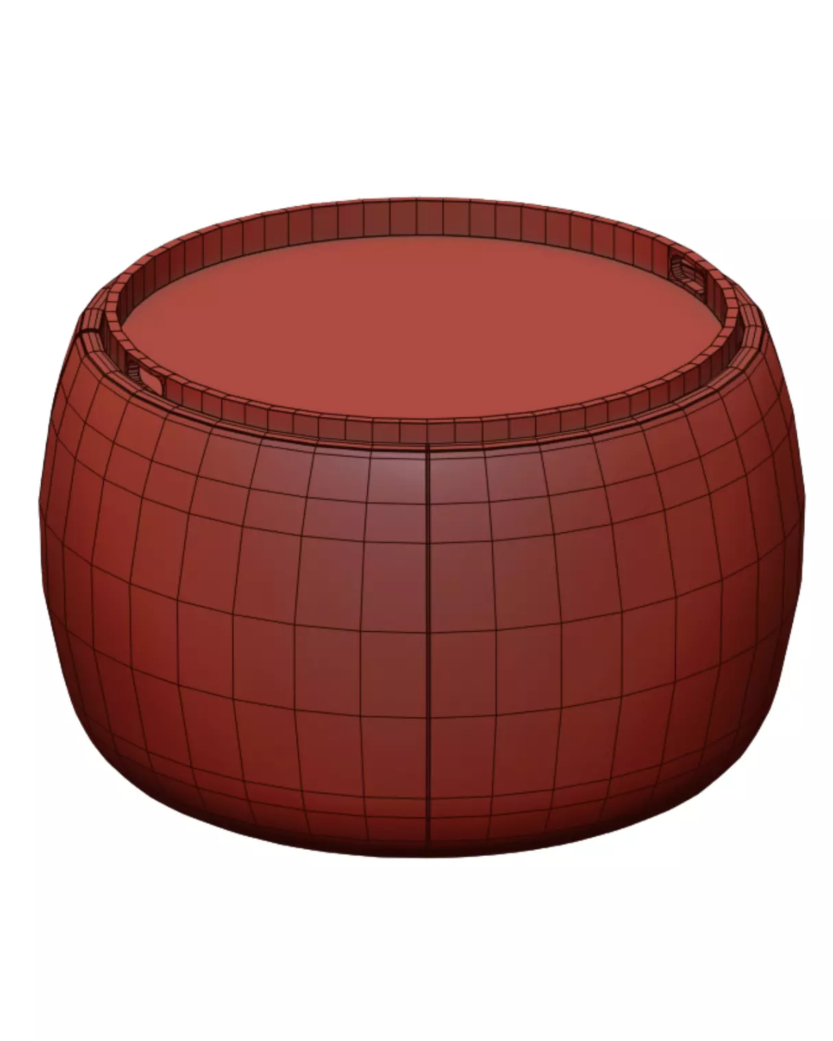 Pouf-transformer Lyukke with a lid 3D model_5