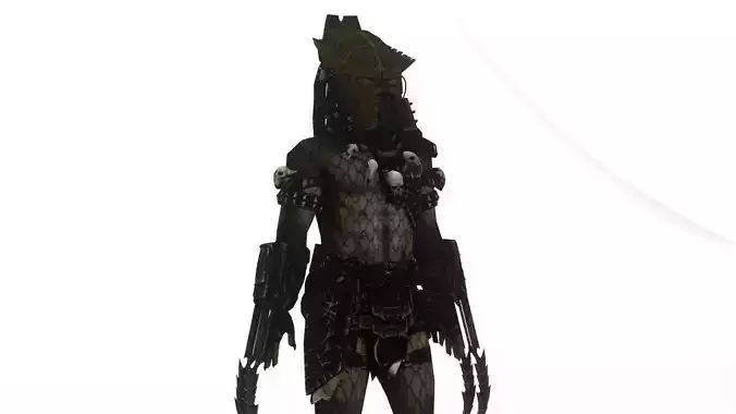 Predator Lord Low-poly 3D model