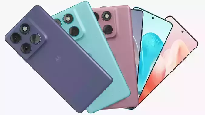 Motorola Edge 60 Fusion All Colors 3D model