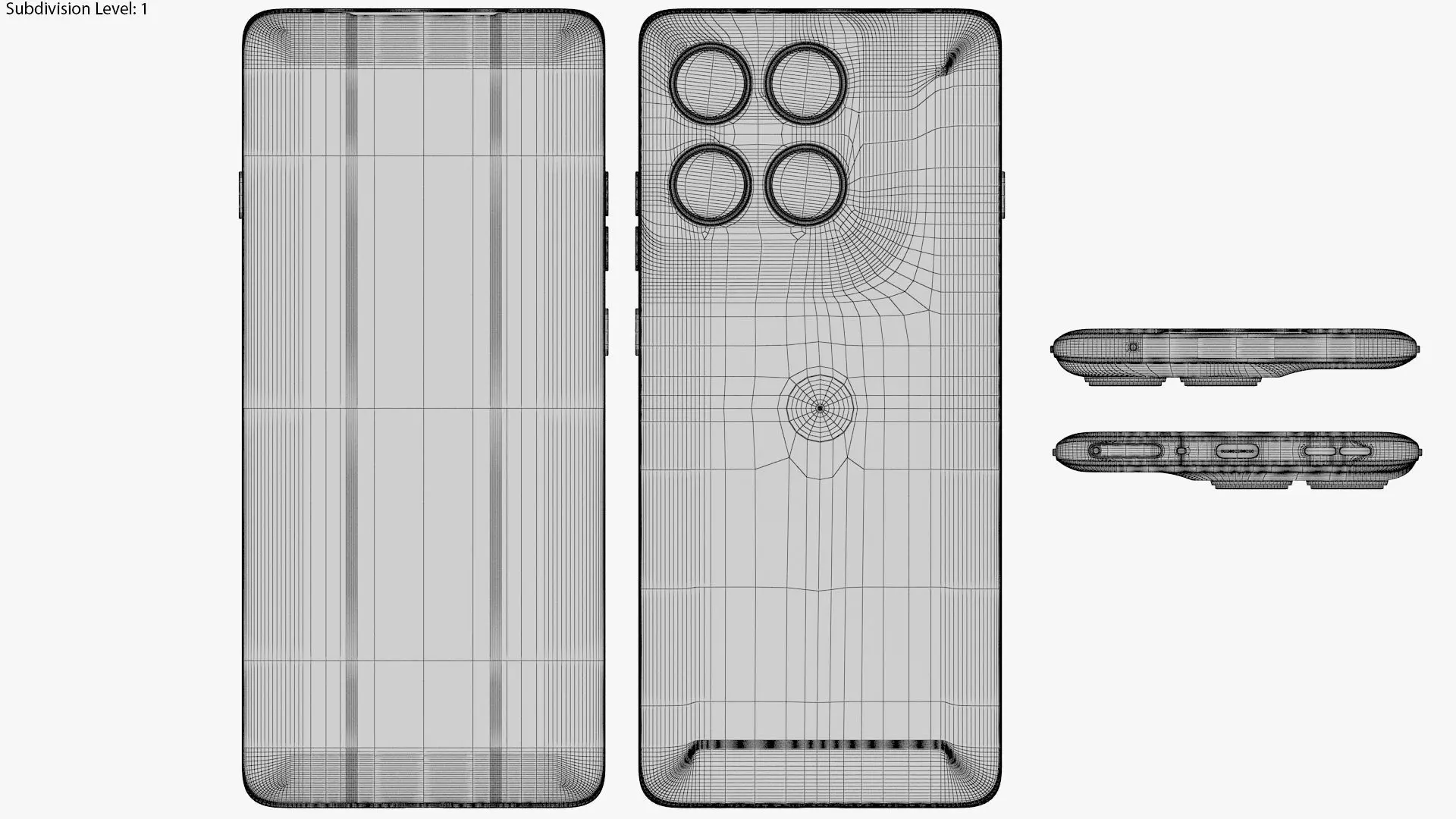 Motorola Edge 60 Pro Dazzling Blue 3D model_15