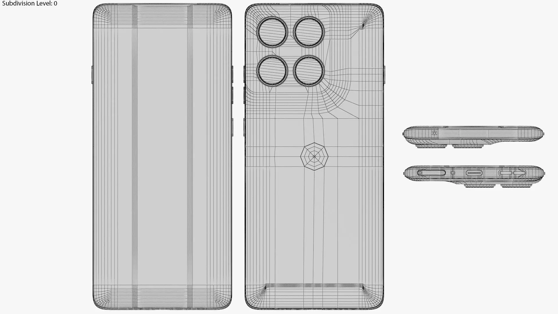 Motorola Edge 60 Pro Dazzling Blue 3D model_14