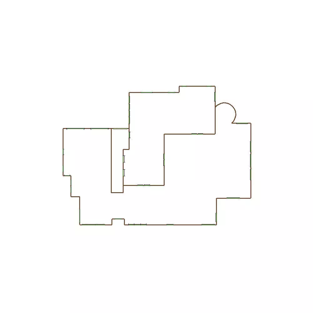 Simple Exterior Sketch by Aerial - 31-40 SQ - Xactimate 3D model_5