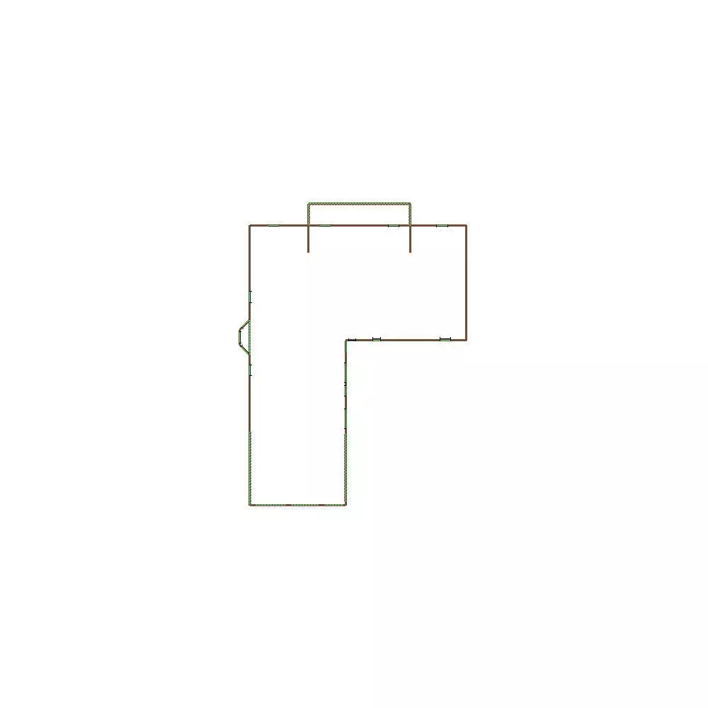 Simple Exterior Sketch by Aerial - 31-40 SQ - Xactimate 3D model_6