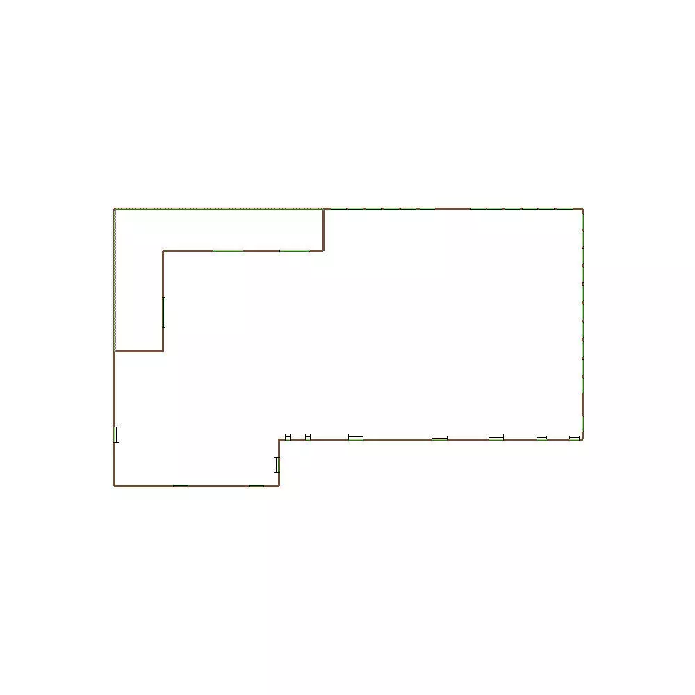 Simple Exterior Sketch by Aerial - 31-40 SQ - Xactimate 3D model_2