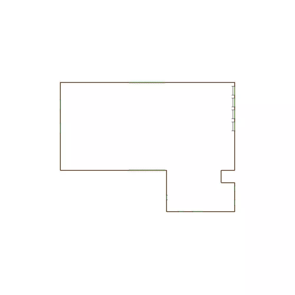 Simple Exterior Sketch by Aerial - 31-40 SQ - Xactimate 3D model_3
