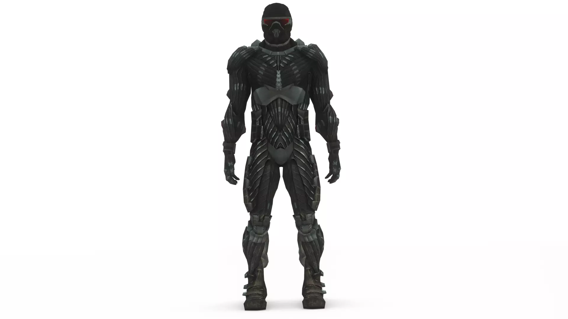 Advanced Nanosuit Soldier High-Tech Combat Armor 3D Model Low-poly 3D model_5