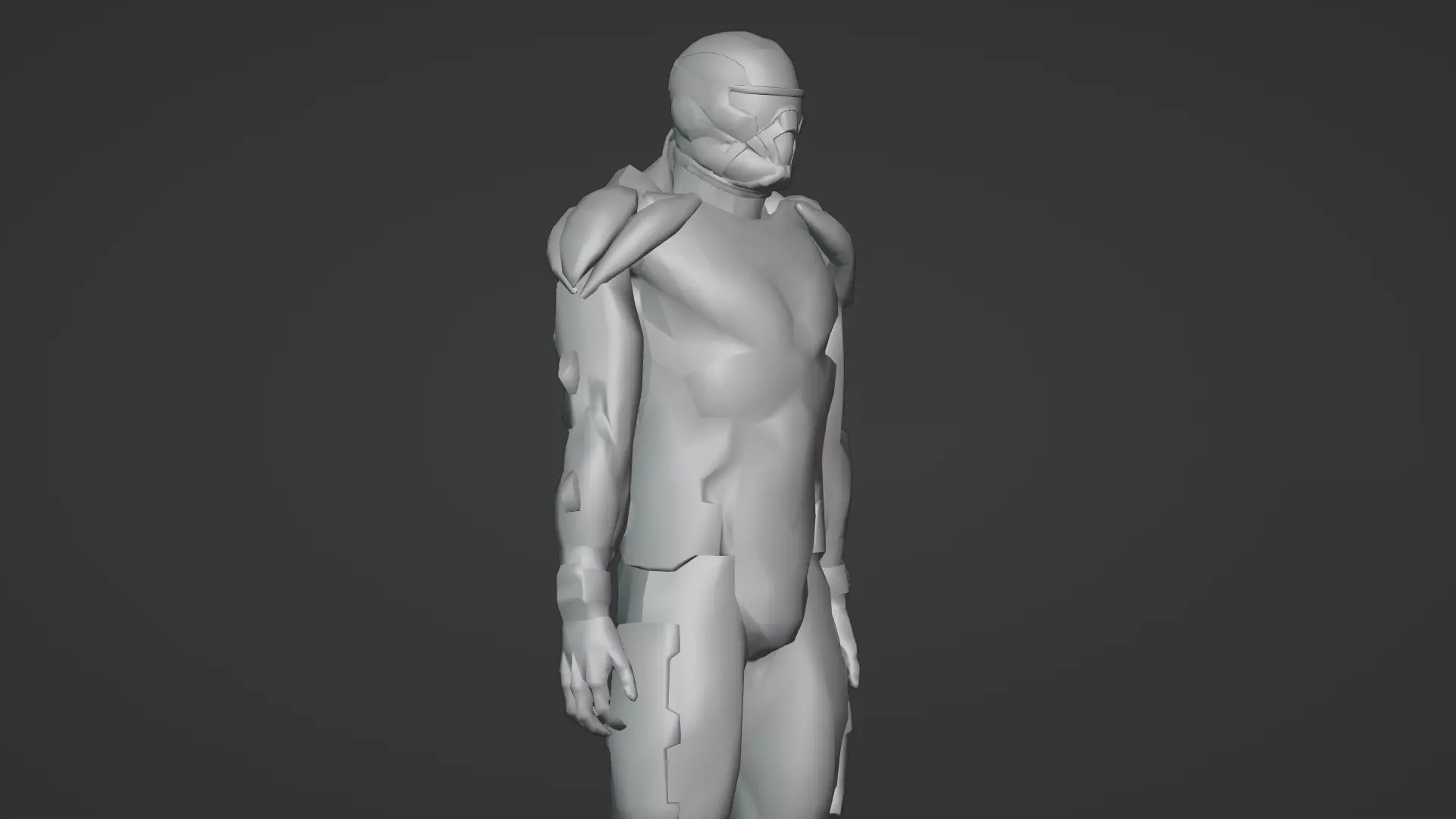 Advanced Nanosuit Soldier High-Tech Combat Armor 3D Model Low-poly 3D model_12