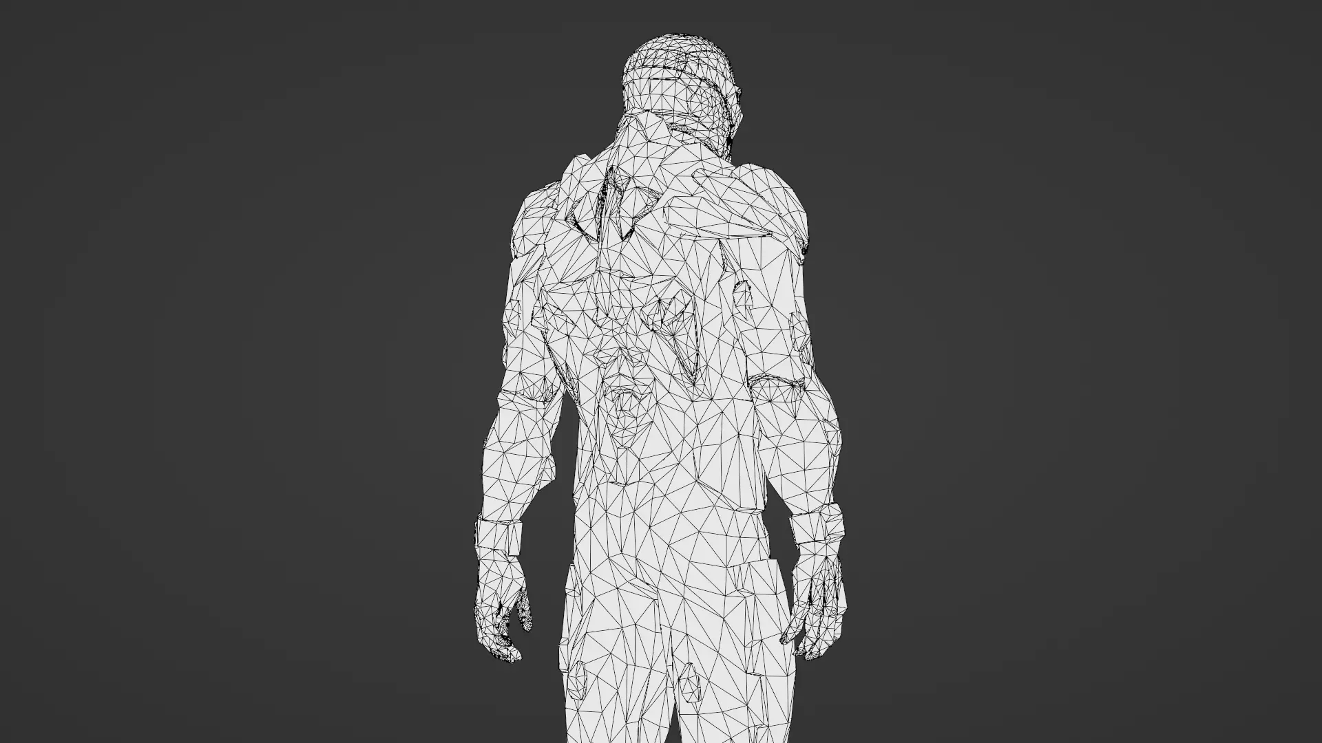 Advanced Nanosuit Soldier High-Tech Combat Armor 3D Model Low-poly 3D model_27