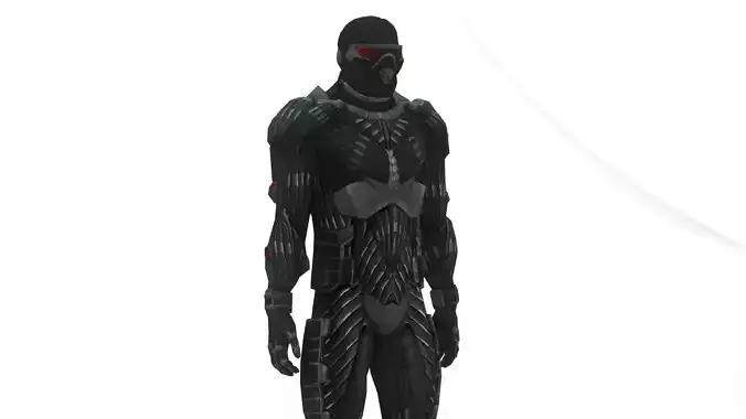 Advanced Nanosuit Soldier High-Tech Combat Armor 3D Model 
