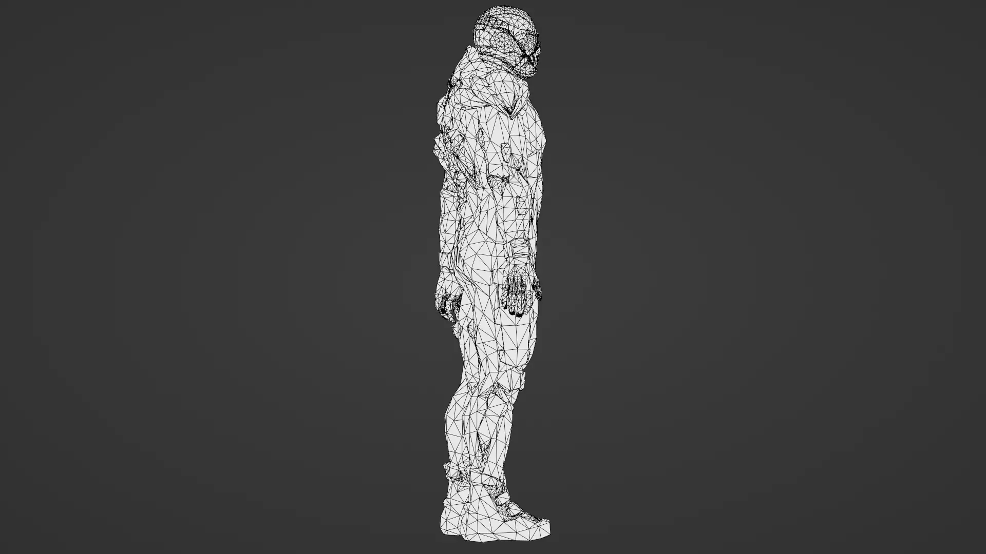 Advanced Nanosuit Soldier High-Tech Combat Armor 3D Model Low-poly 3D model_32