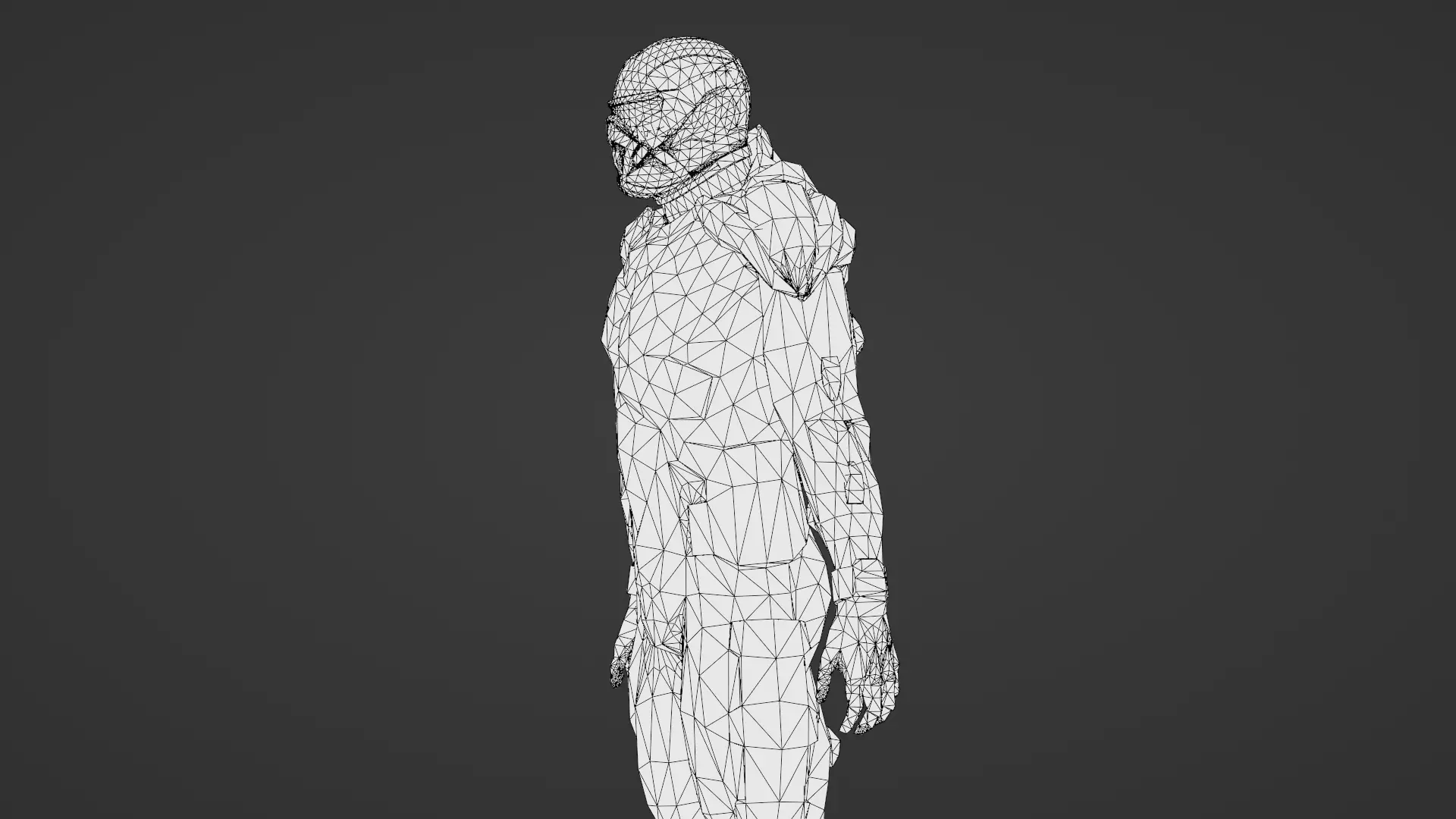 Advanced Nanosuit Soldier High-Tech Combat Armor 3D Model Low-poly 3D model_35