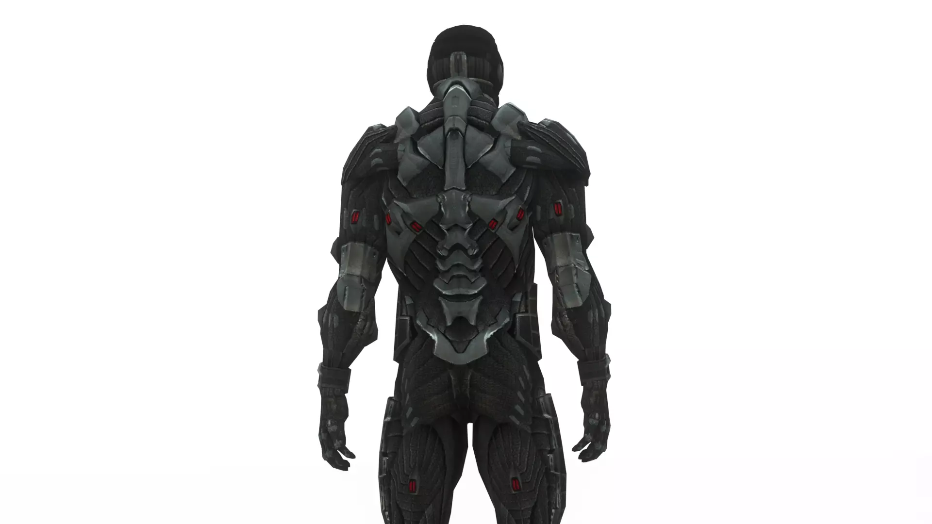 Advanced Nanosuit Soldier High-Tech Combat Armor 3D Model Low-poly 3D model_3