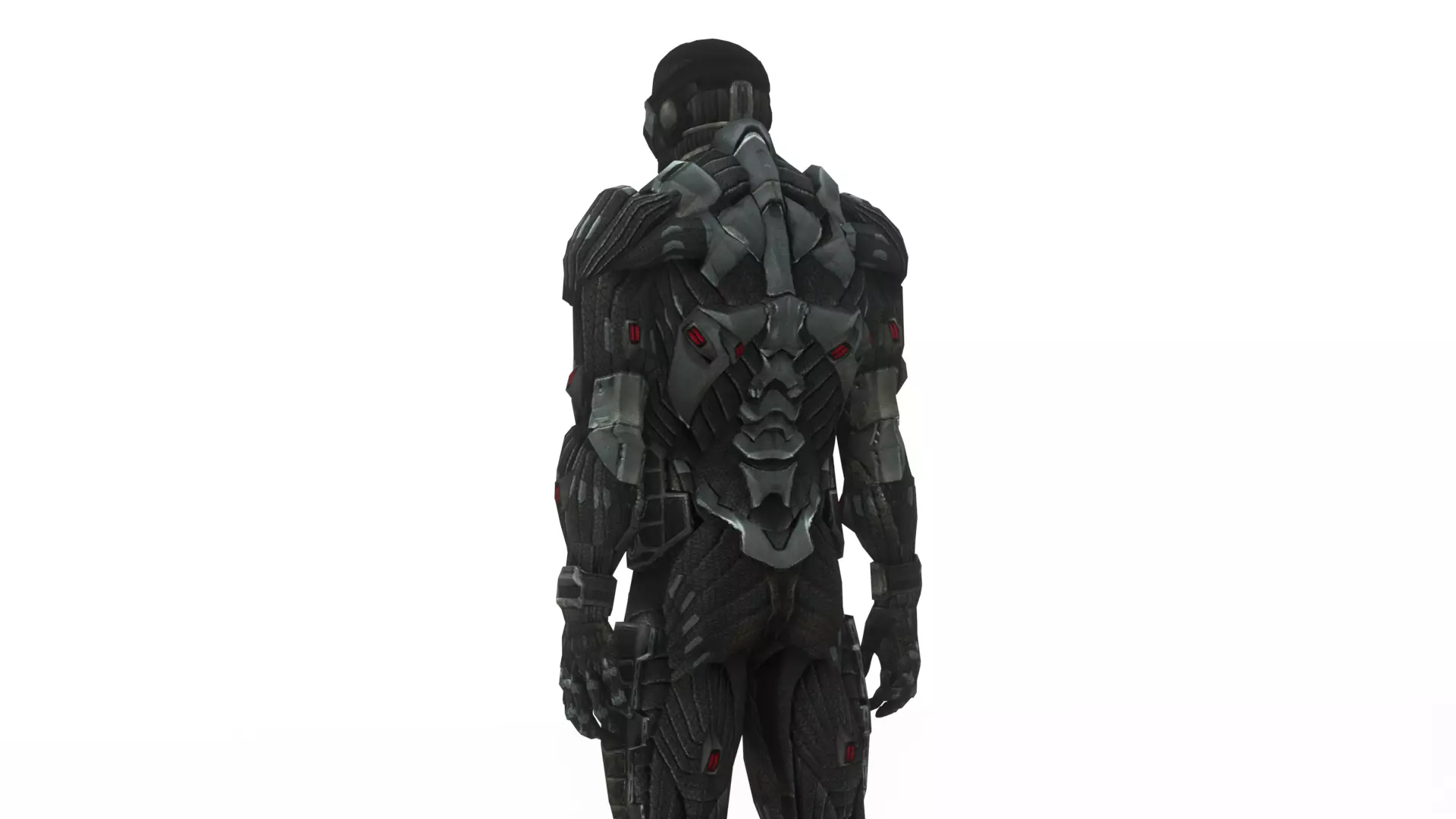 Advanced Nanosuit Soldier High-Tech Combat Armor 3D Model Low-poly 3D model_2