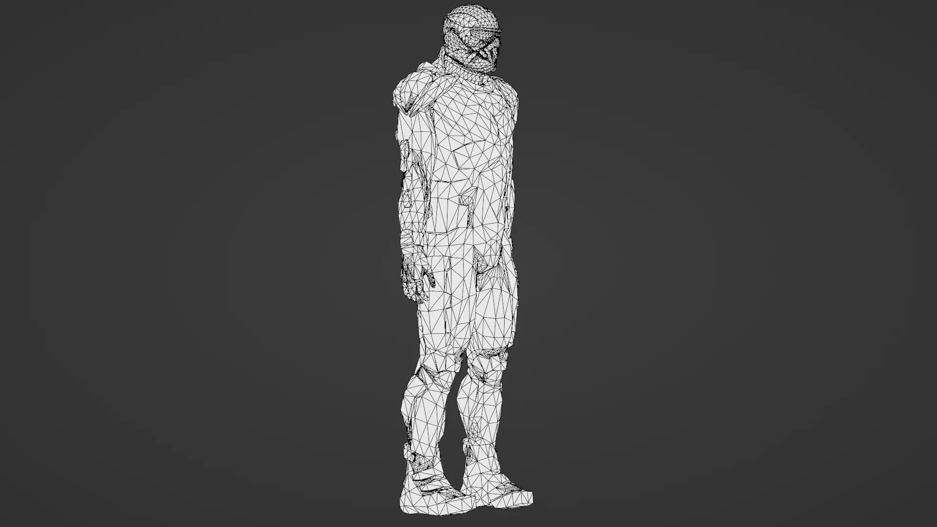 Advanced Nanosuit Soldier High-Tech Combat Armor 3D Model Low-poly 3D model_33
