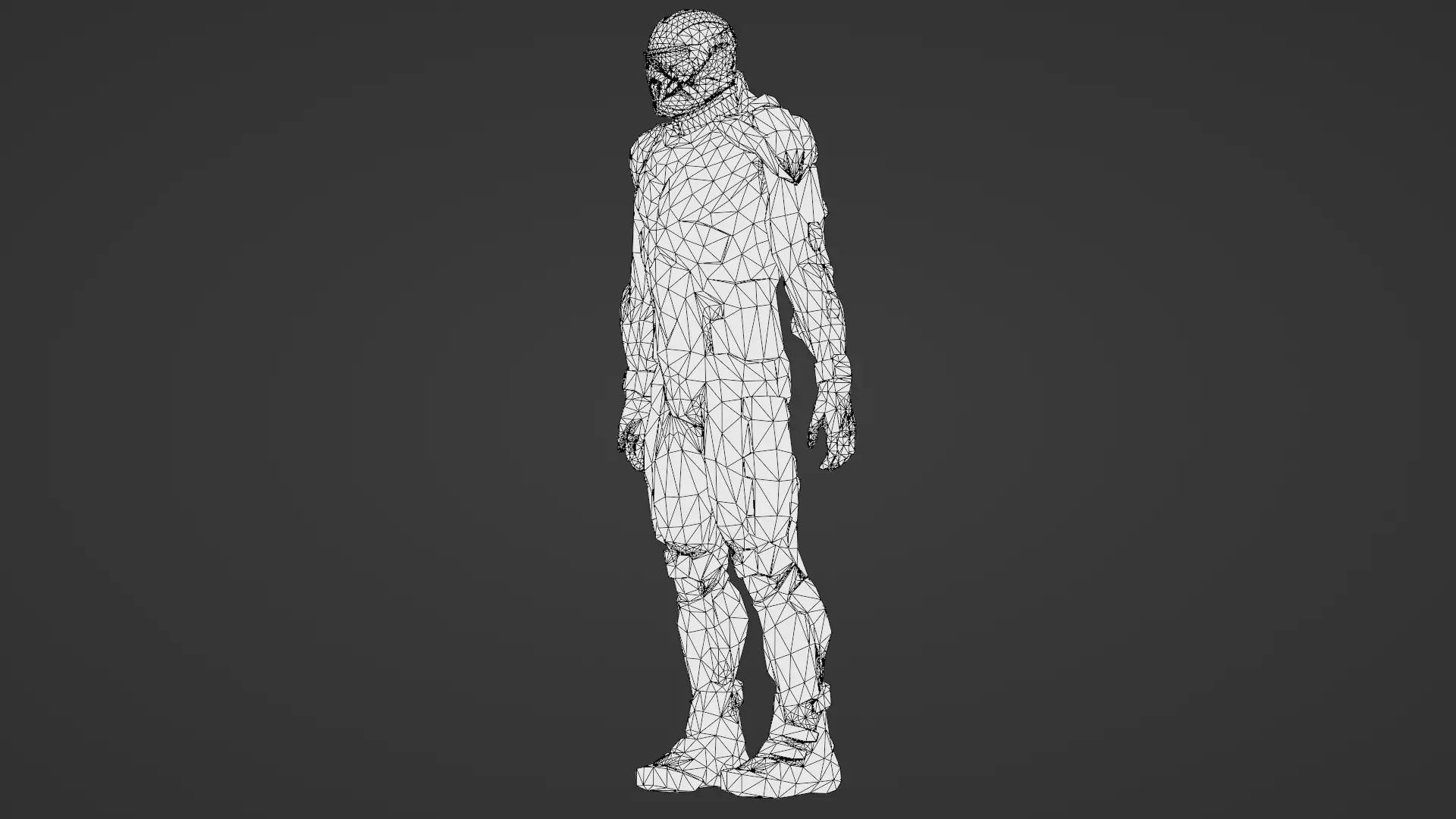Advanced Nanosuit Soldier High-Tech Combat Armor 3D Model Low-poly 3D model_29