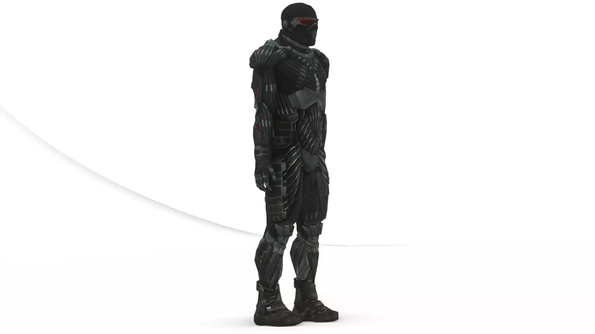 Advanced Nanosuit Soldier High-Tech Combat Armor 3D Model Low-poly 3D model_10