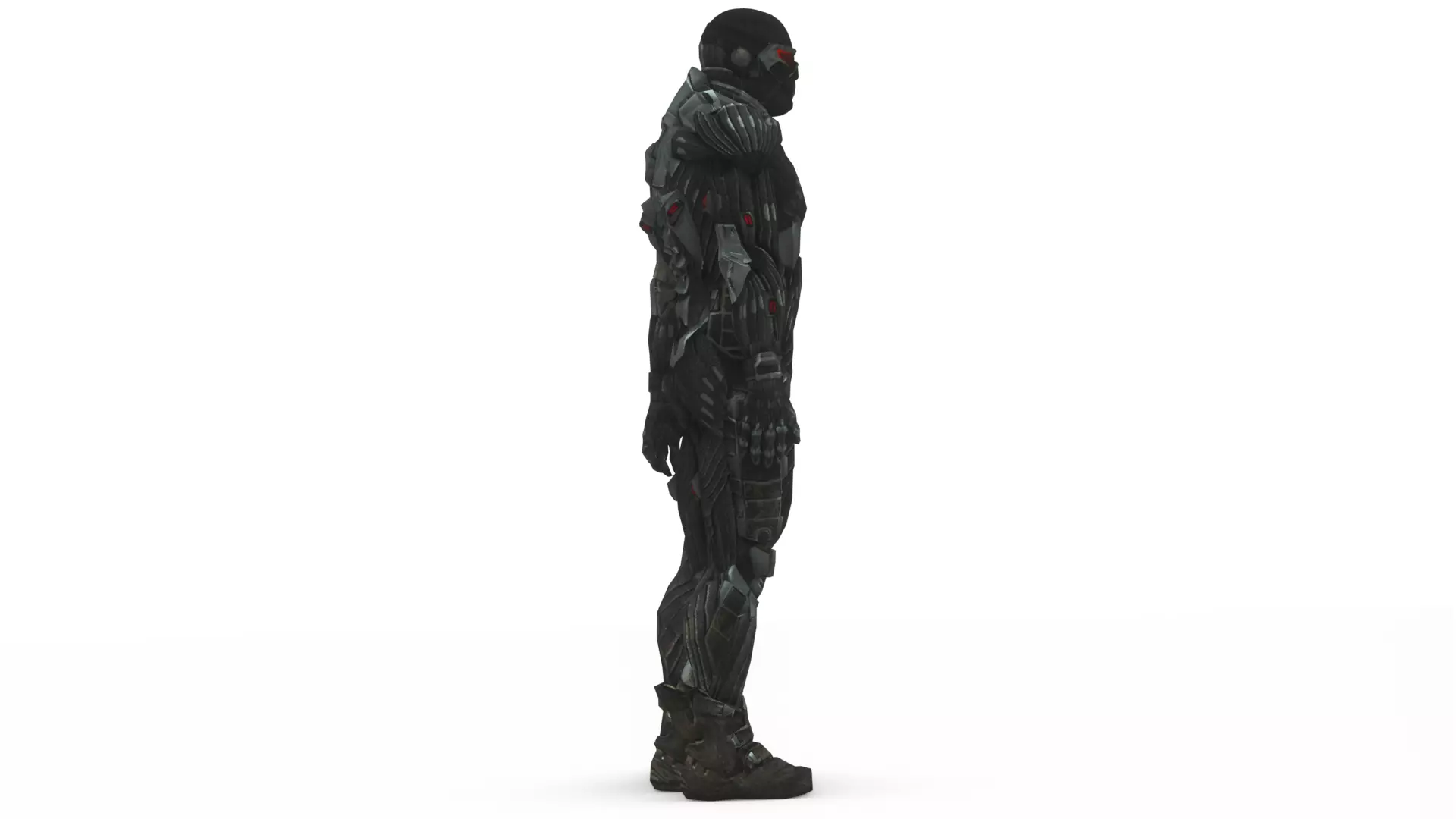 Advanced Nanosuit Soldier High-Tech Combat Armor 3D Model Low-poly 3D model_9