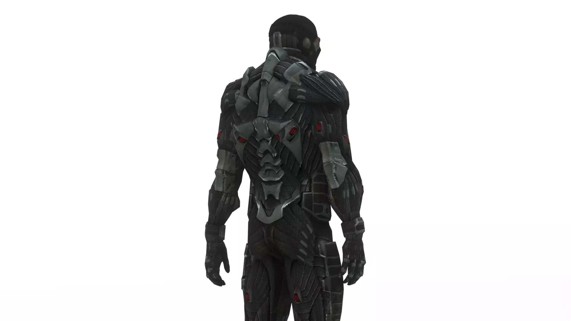Advanced Nanosuit Soldier High-Tech Combat Armor 3D Model Low-poly 3D model_4