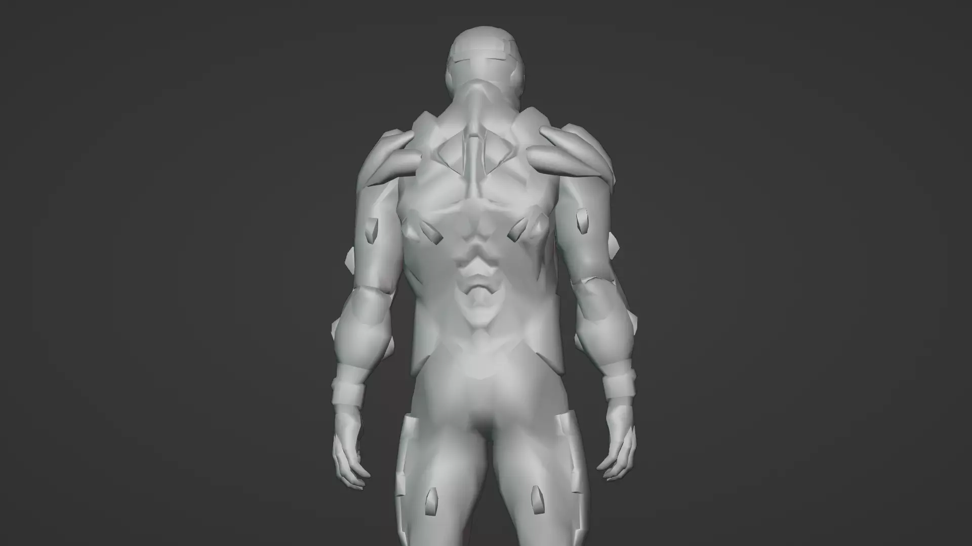 Advanced Nanosuit Soldier High-Tech Combat Armor 3D Model Low-poly 3D model_14