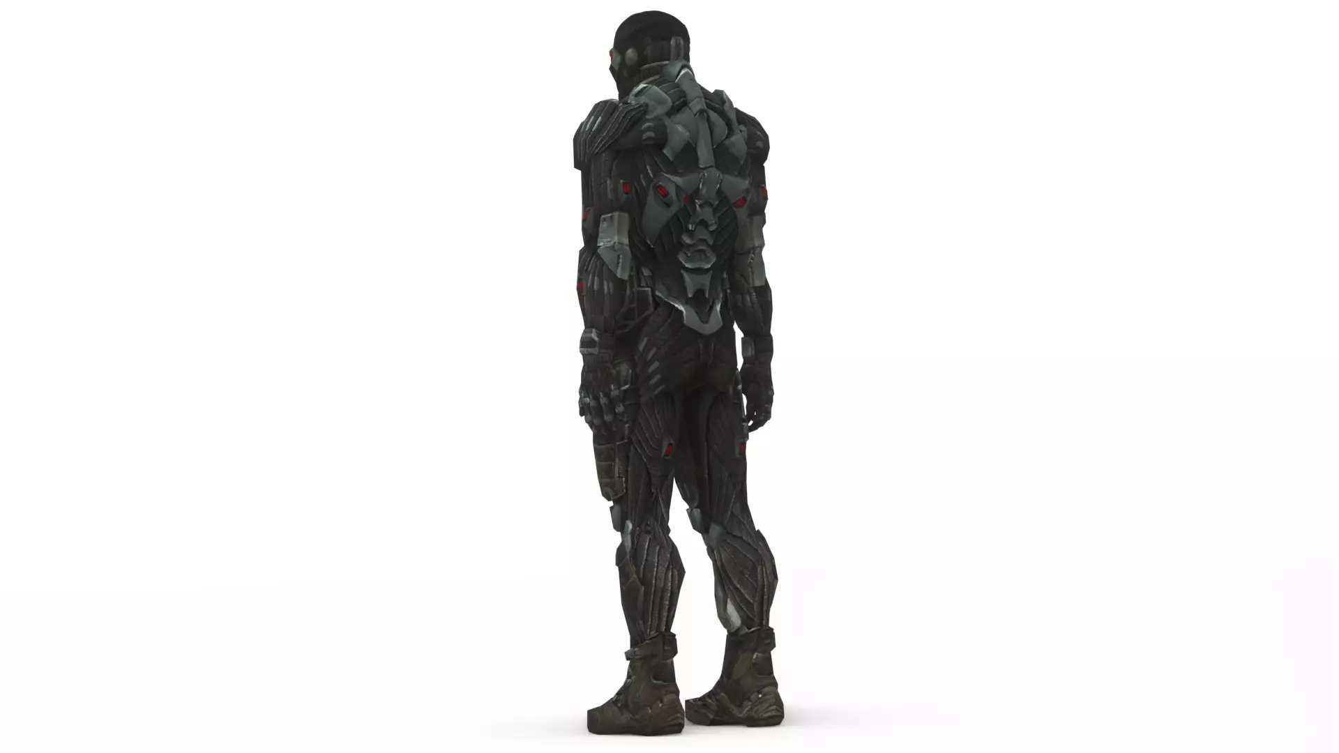 Advanced Nanosuit Soldier High-Tech Combat Armor 3D Model Low-poly 3D model_7