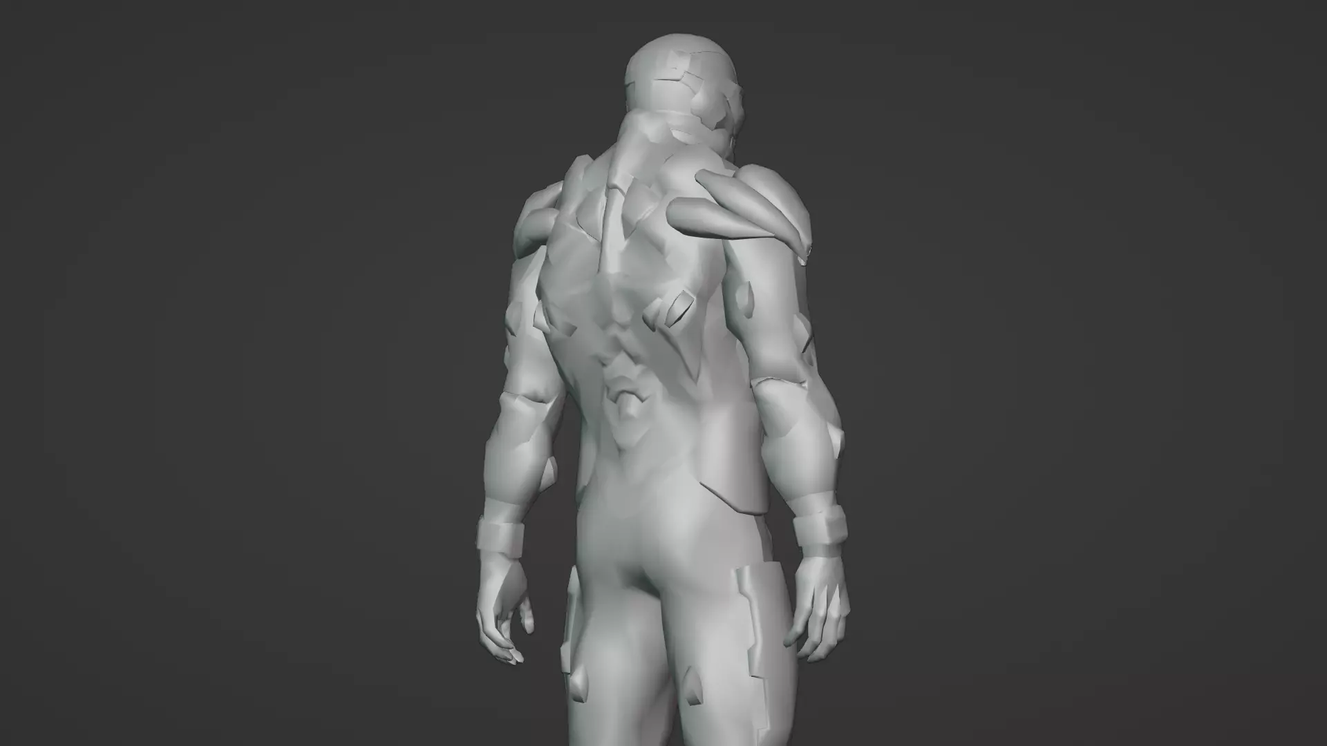 Advanced Nanosuit Soldier High-Tech Combat Armor 3D Model Low-poly 3D model_15