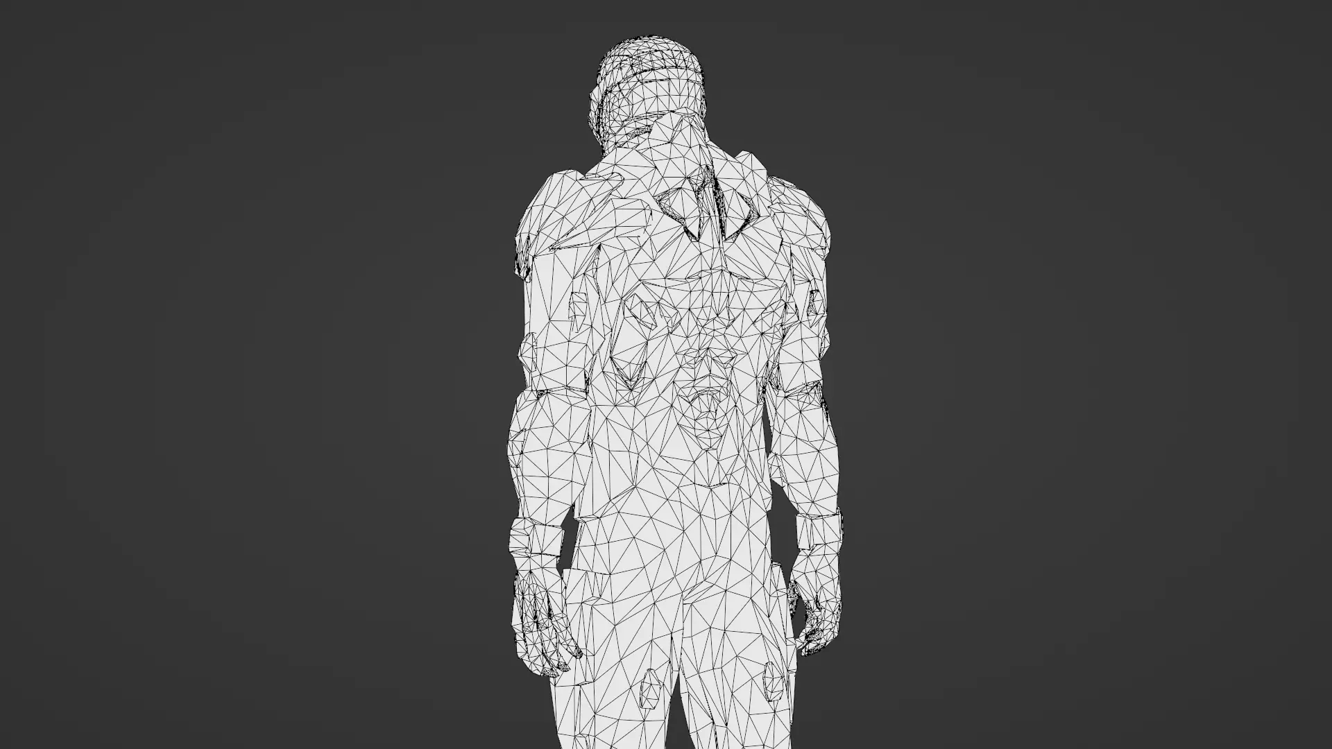 Advanced Nanosuit Soldier High-Tech Combat Armor 3D Model Low-poly 3D model_25
