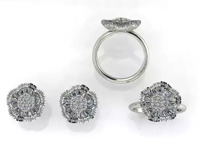 baguette rings - ring - earing - pendants 