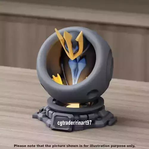 Empoleon  in healing machine pods from pokemon 3D print model