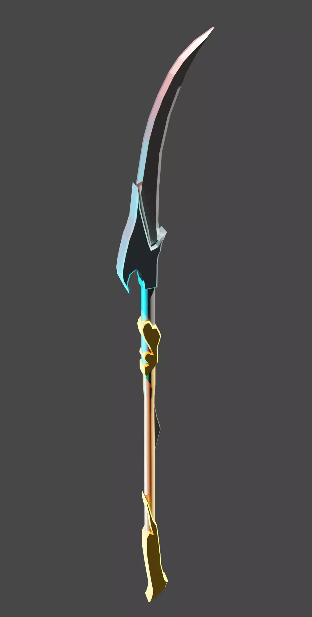 3 swords Low-poly 3D model_4