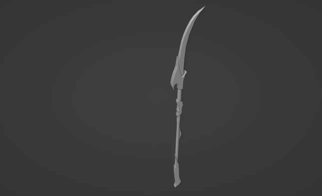 3 swords Low-poly 3D model_6