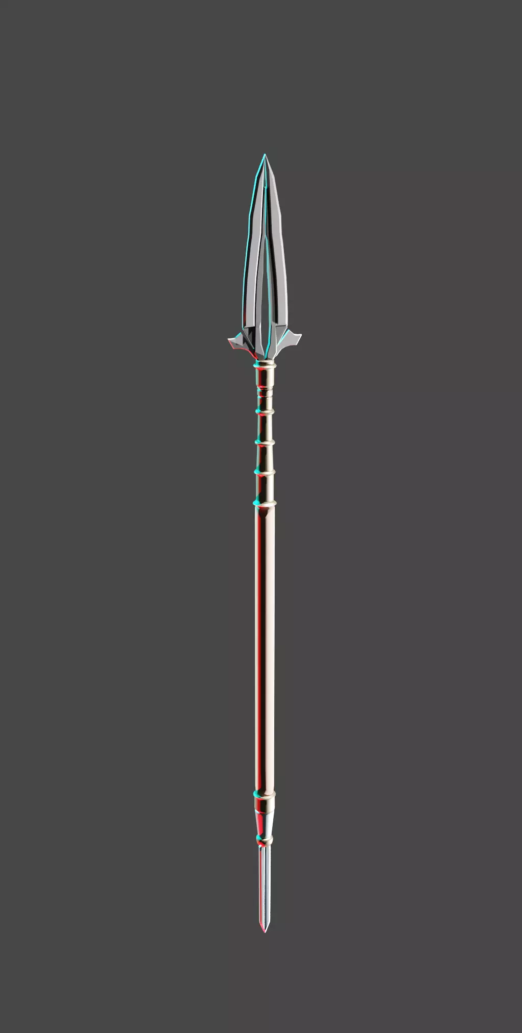 3 swords Low-poly 3D model_13