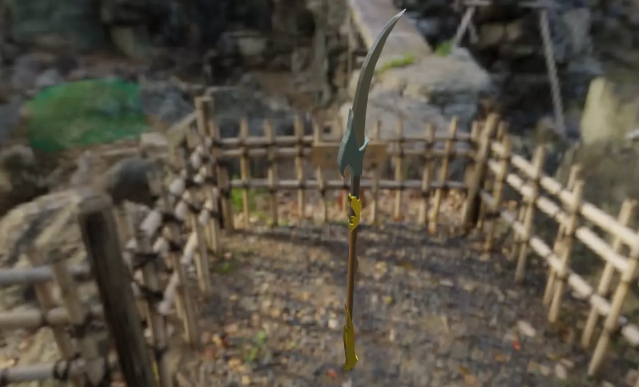 3 swords Low-poly 3D model_7