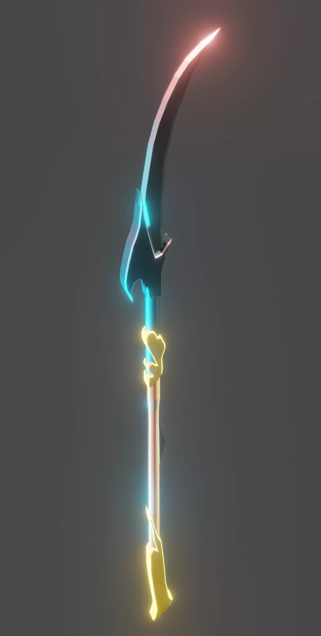 3 swords Low-poly 3D model_5