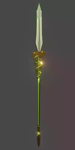 3 swords Low-poly 3D model