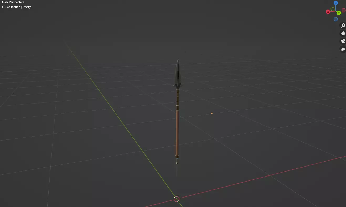3 swords Low-poly 3D model_11