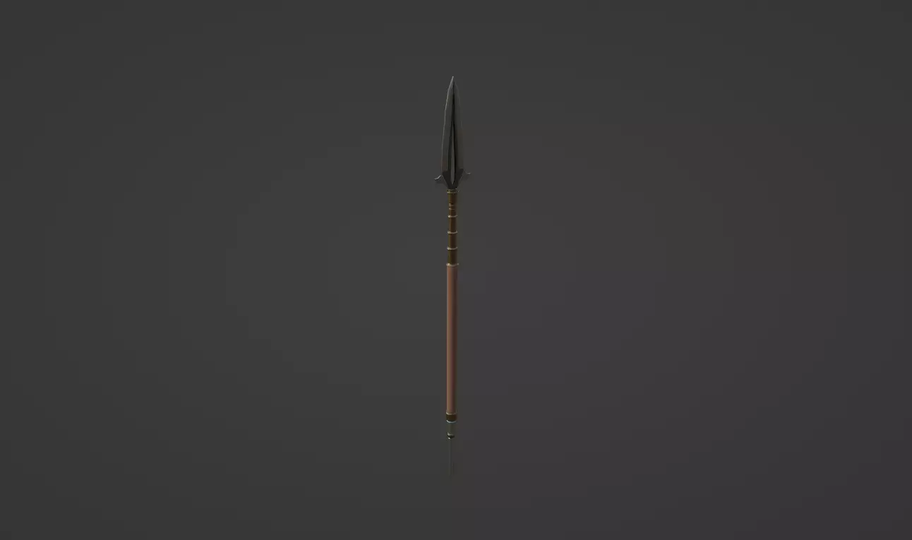 3 swords Low-poly 3D model_9