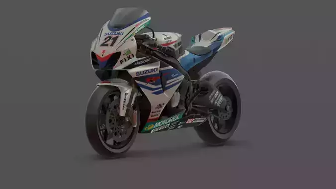 Suzuki GSX-R1000  Racing Legend 3D Model
