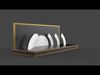 Empty stage design 3D model_1