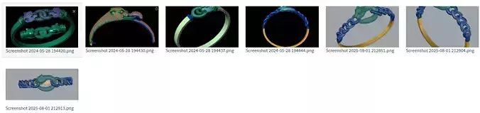 panther Inspired Jewelry 3D Bracelets  4 Models